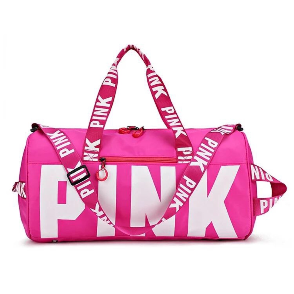 Vs pink duffle bag
